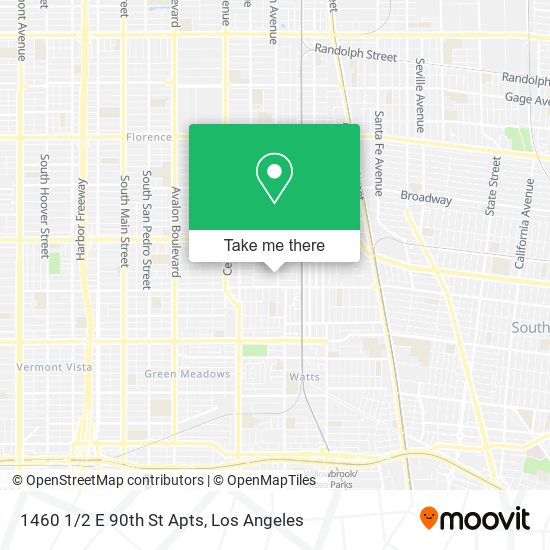 1460 1/2 E 90th St Apts map