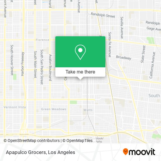 Apapulco Grocers map