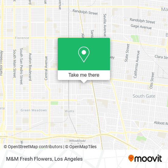 M&M Fresh Flowers map