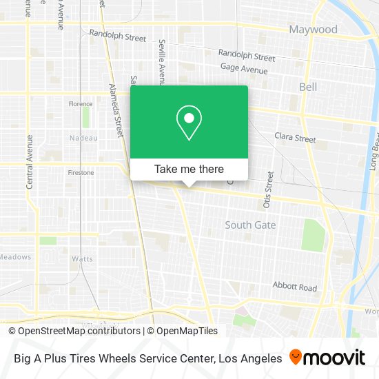 Big A Plus Tires Wheels Service Center map