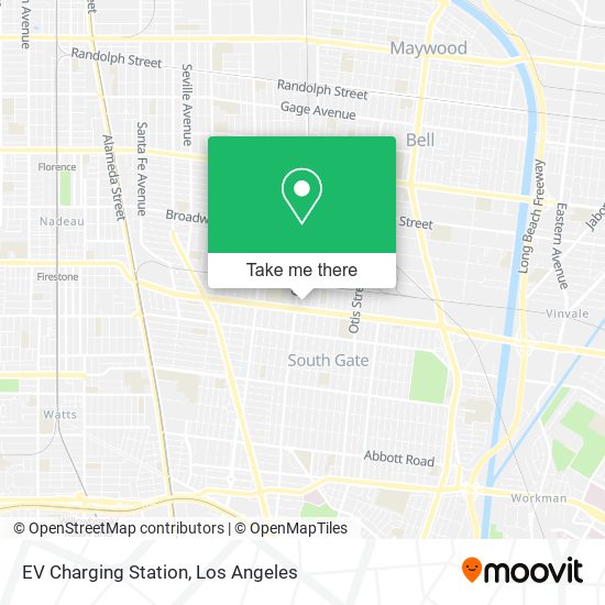 Mapa de EV Charging Station