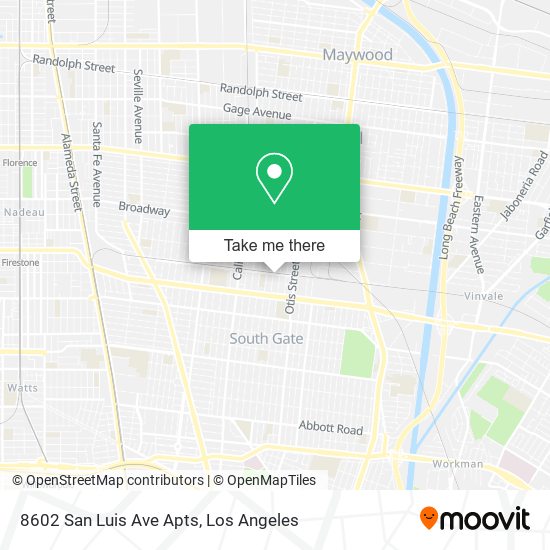 8602 San Luis Ave Apts map