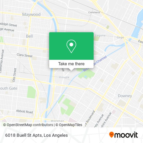 6018 Buell St Apts map