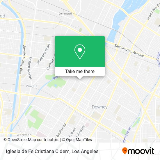 Iglesia de Fe Cristiana Cidem map