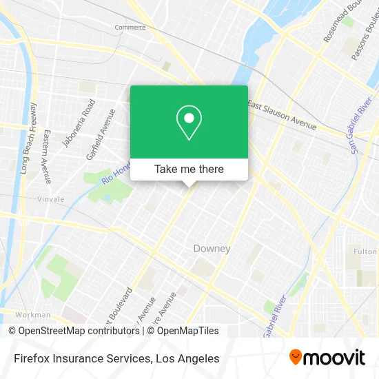 Firefox Insurance Services map