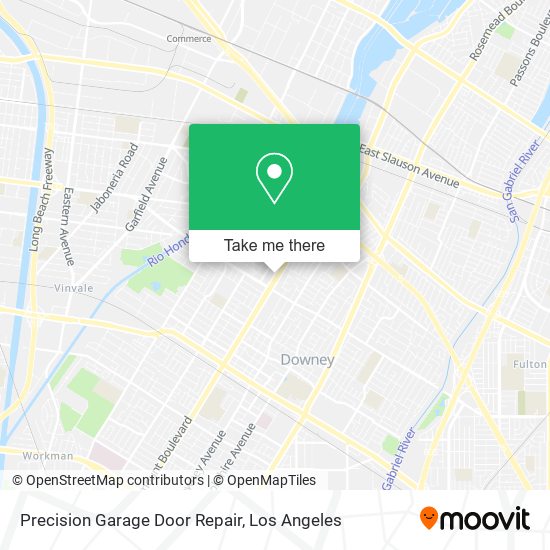 Precision Garage Door Repair map