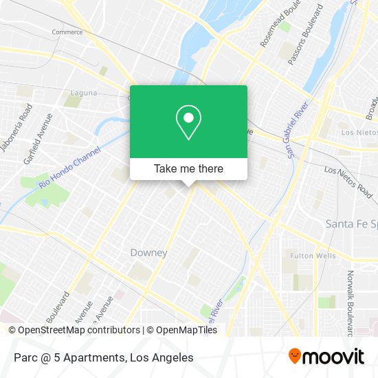 Parc @ 5 Apartments map