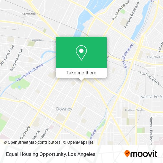 Mapa de Equal Housing Opportunity