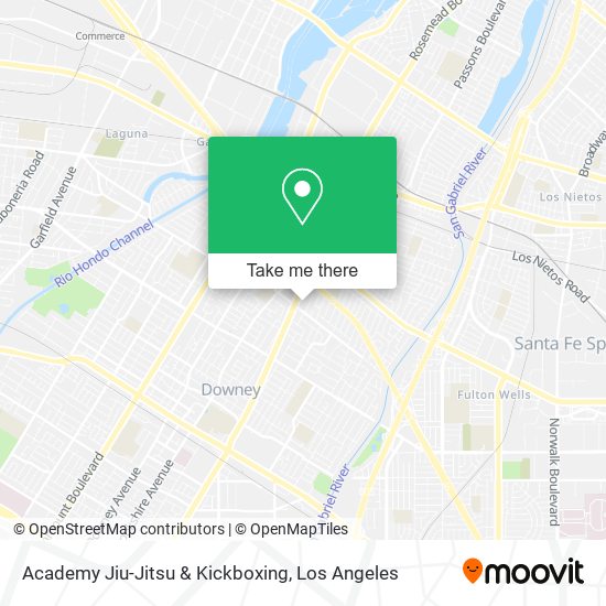 Mapa de Academy Jiu-Jitsu & Kickboxing