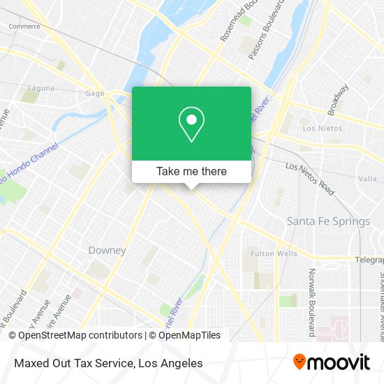 Maxed Out Tax Service map