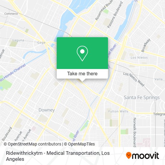 Ridewithrickytm - Medical Transportation map