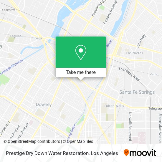 Prestige Dry Down Water Restoration map