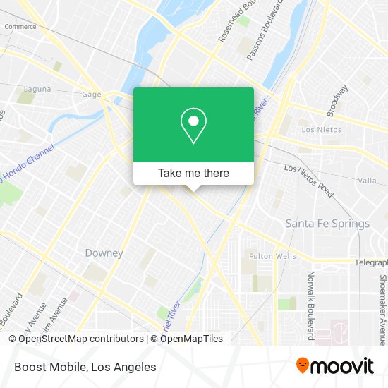 Mapa de Boost Mobile