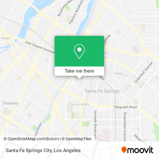 Santa Fe Springs City map
