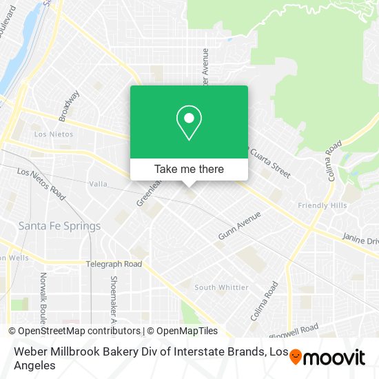 Mapa de Weber Millbrook Bakery Div of Interstate Brands