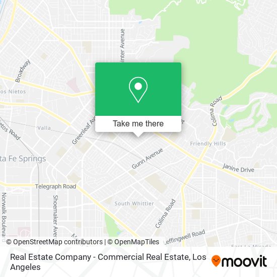 Mapa de Real Estate Company - Commercial Real Estate