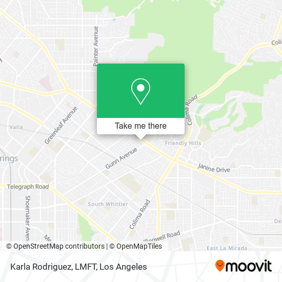 Mapa de Karla Rodriguez, LMFT