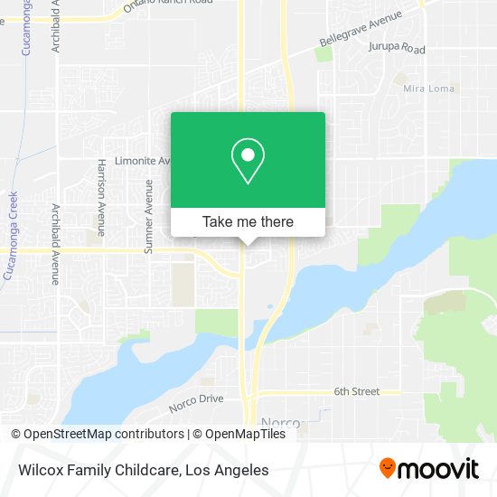 Mapa de Wilcox Family Childcare