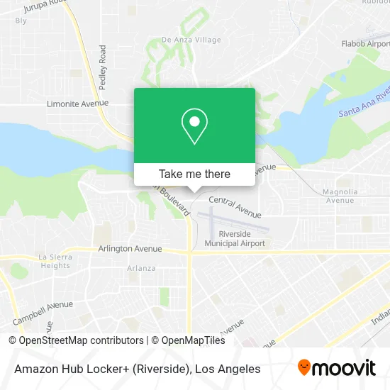 Amazon Hub Locker+ (Riverside) map