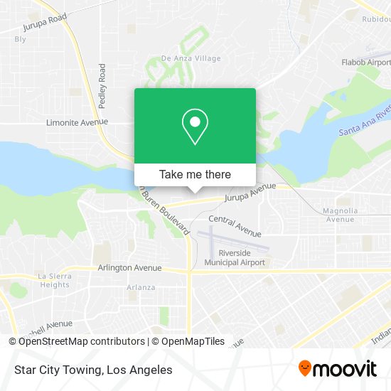 Mapa de Star City Towing