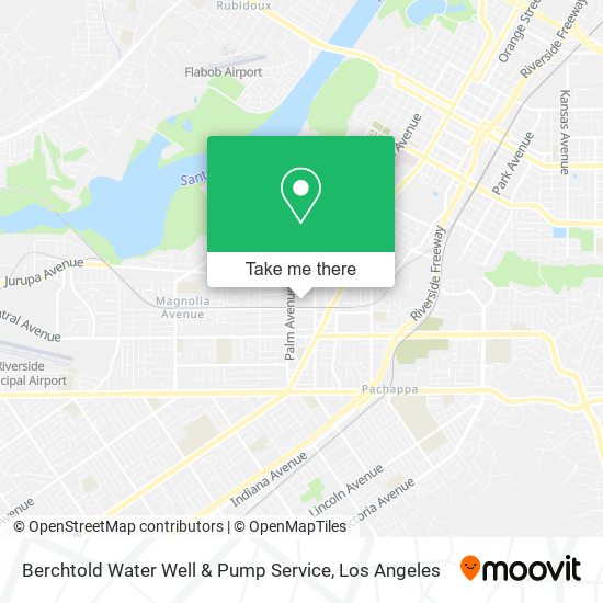 Berchtold Water Well & Pump Service map