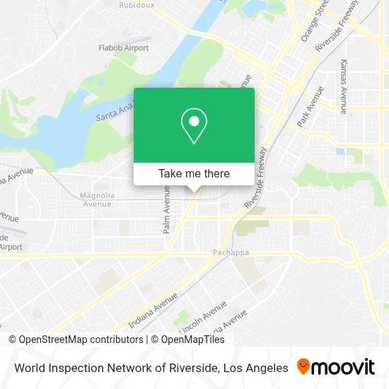 World Inspection Network of Riverside map
