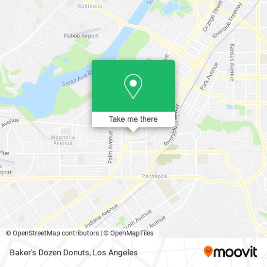 Baker's Dozen Donuts map