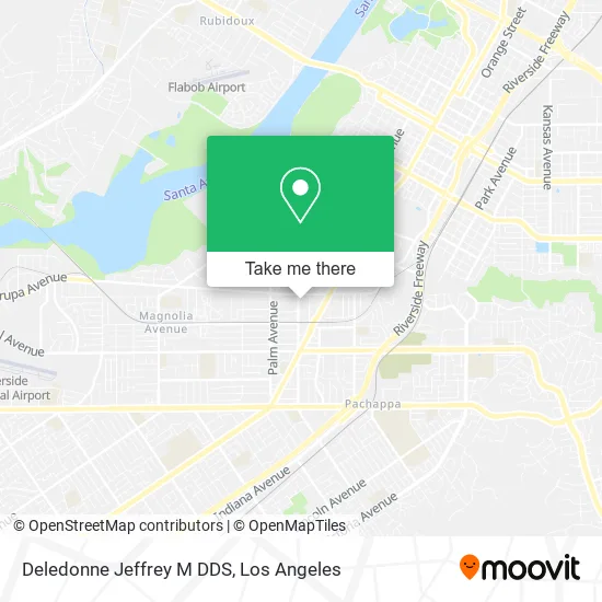 Deledonne Jeffrey M DDS map