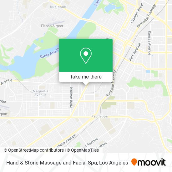 Mapa de Hand & Stone Massage and Facial Spa