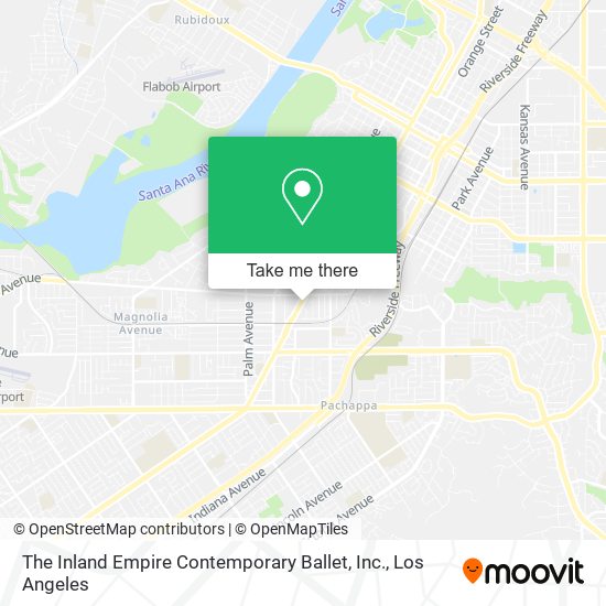 The Inland Empire Contemporary Ballet, Inc. map