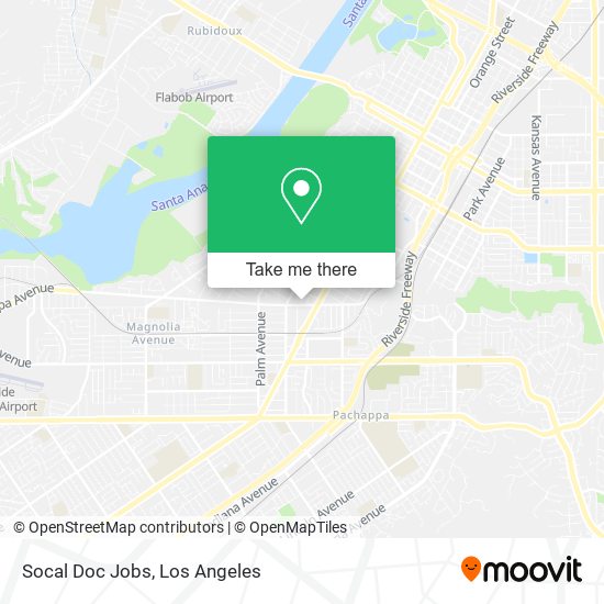 Mapa de Socal Doc Jobs