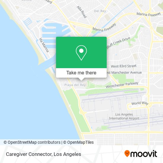 Caregiver Connector map