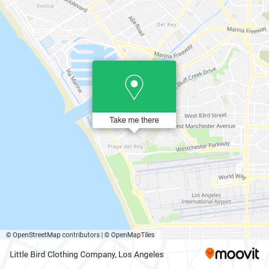 Little Bird Clothing Company map