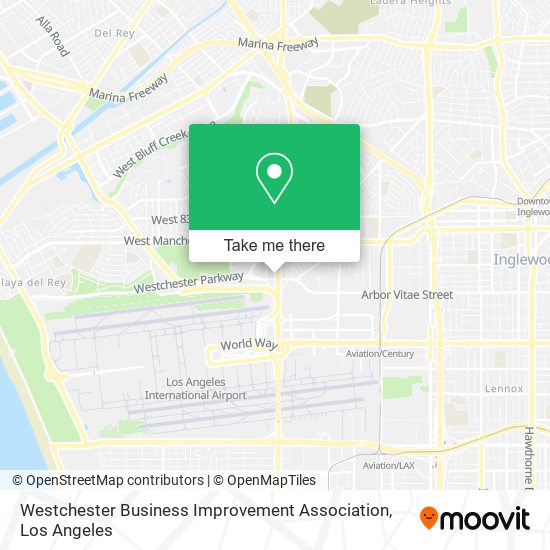 Westchester Business Improvement Association map