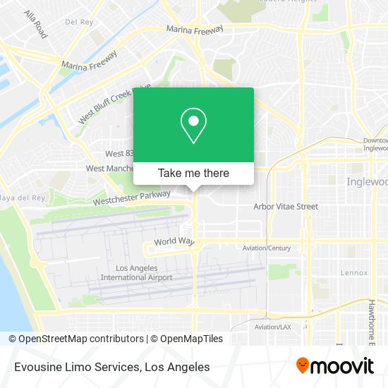 Evousine Limo Services map