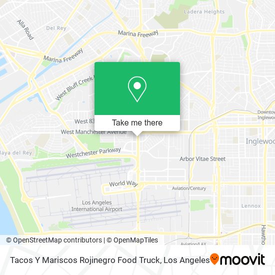 Mapa de Tacos Y Mariscos Rojinegro Food Truck