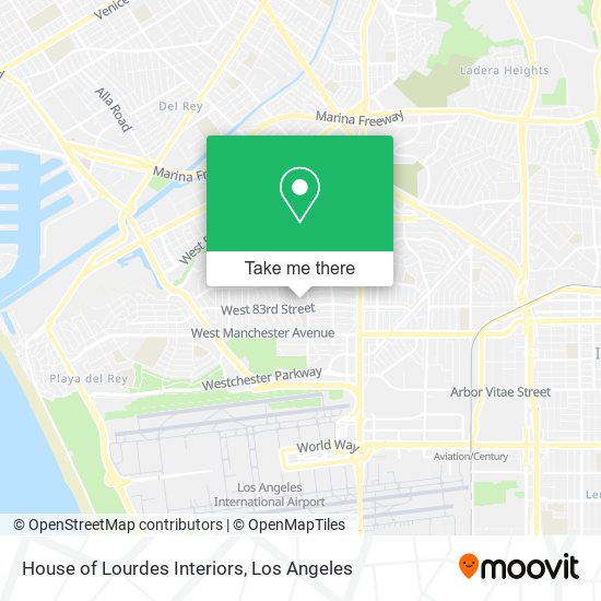 House of Lourdes Interiors map