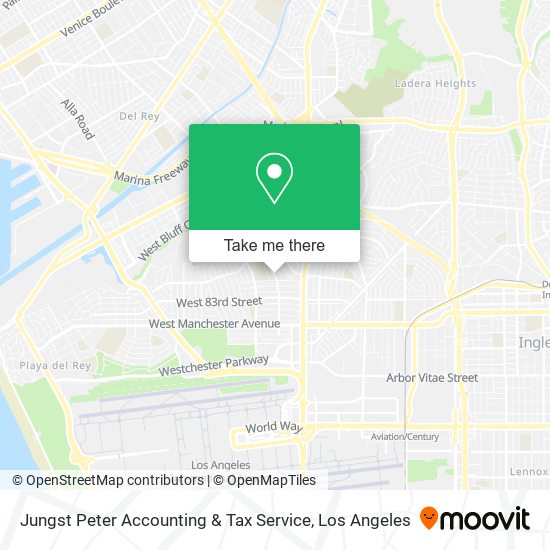 Mapa de Jungst Peter Accounting & Tax Service