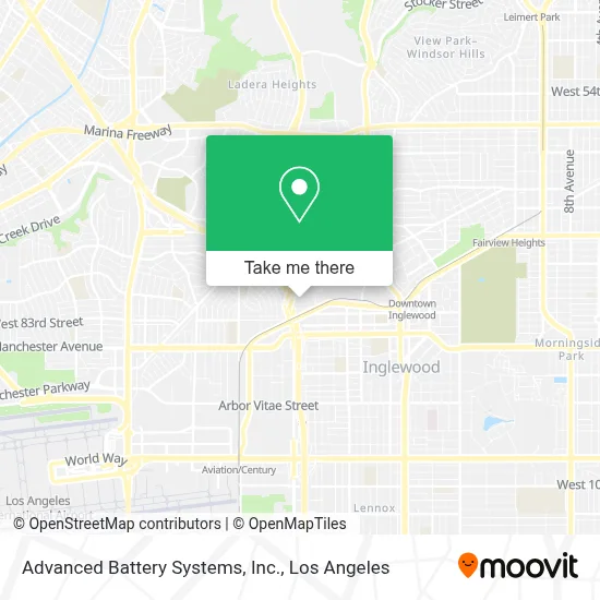 Advanced Battery Systems, Inc. map