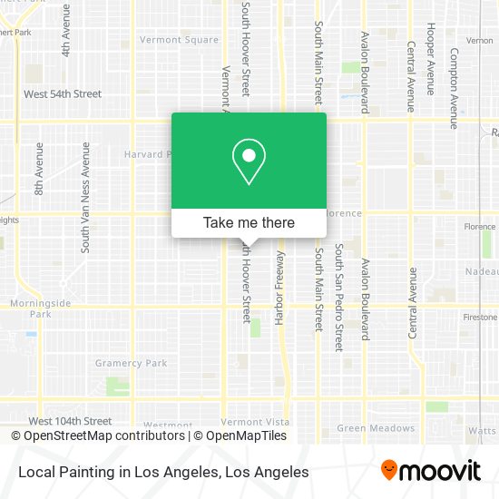 Local Painting in Los Angeles map