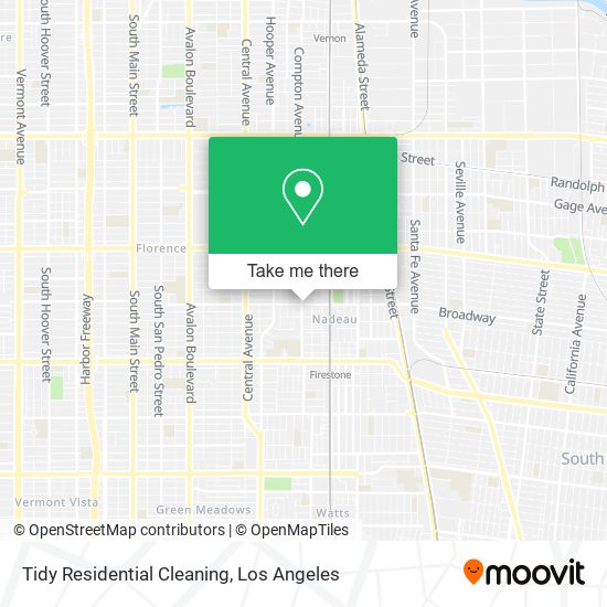 Tidy Residential Cleaning map