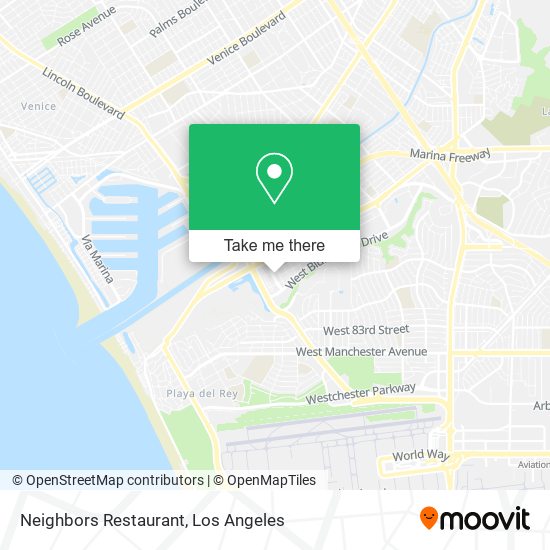 Neighbors Restaurant map