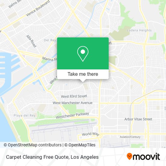 Carpet Cleaning Free Quote map