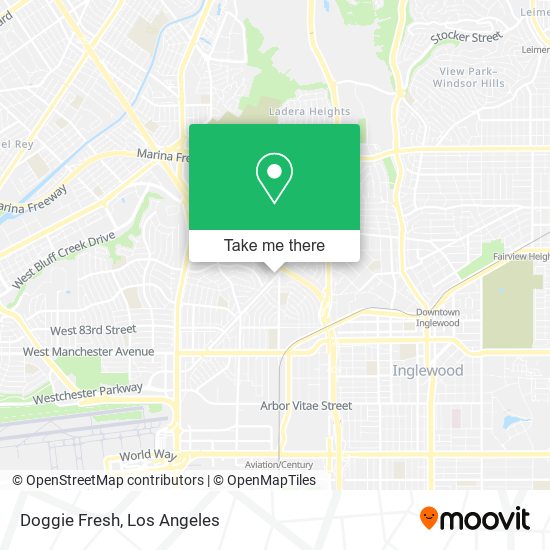 Doggie Fresh map