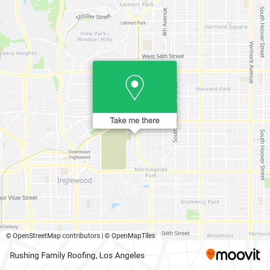 Mapa de Rushing Family Roofing