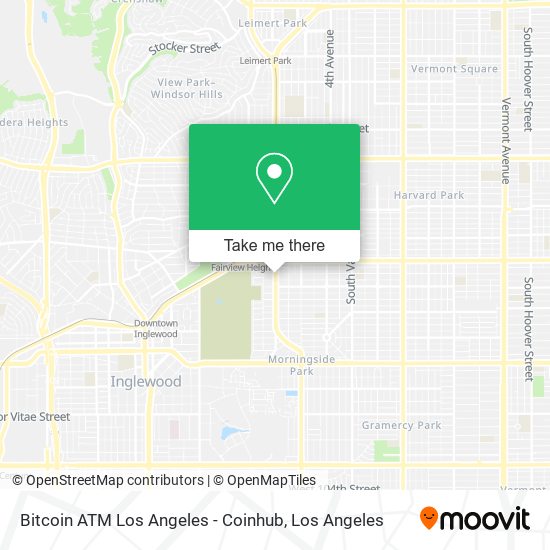 Bitcoin ATM Los Angeles - Coinhub map