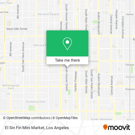 Mapa de El Sin Fin Mini Market