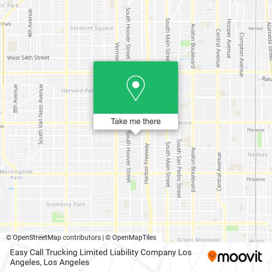 Easy Call Trucking Limited Liability Company Los Angeles map