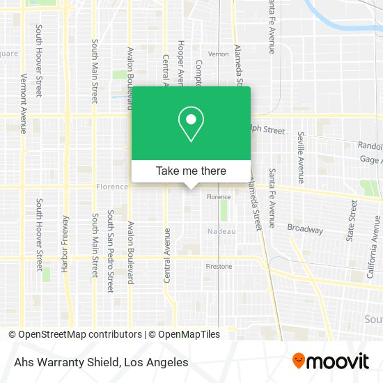 Mapa de Ahs Warranty Shield