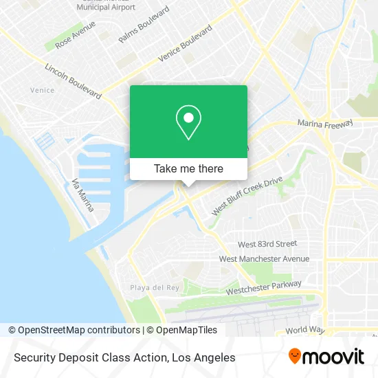 Mapa de Security Deposit Class Action